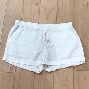 Cloth & Stone White Shorts